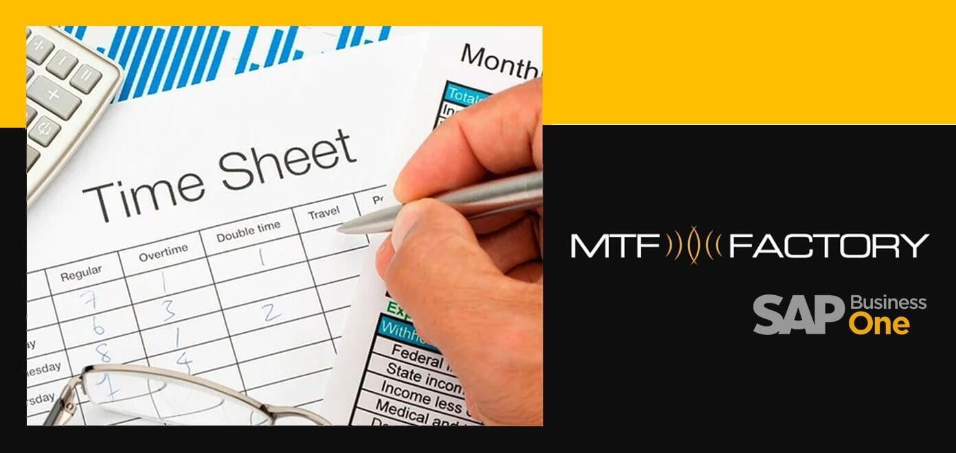 Timesheet in mobilità grazie ad MTF-Factory!