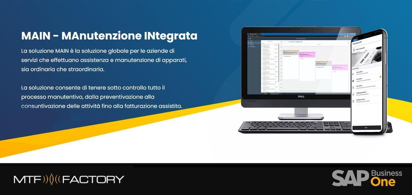 Da MTF-Factory: MAIN - MAnutenzione INtegrata in SAP