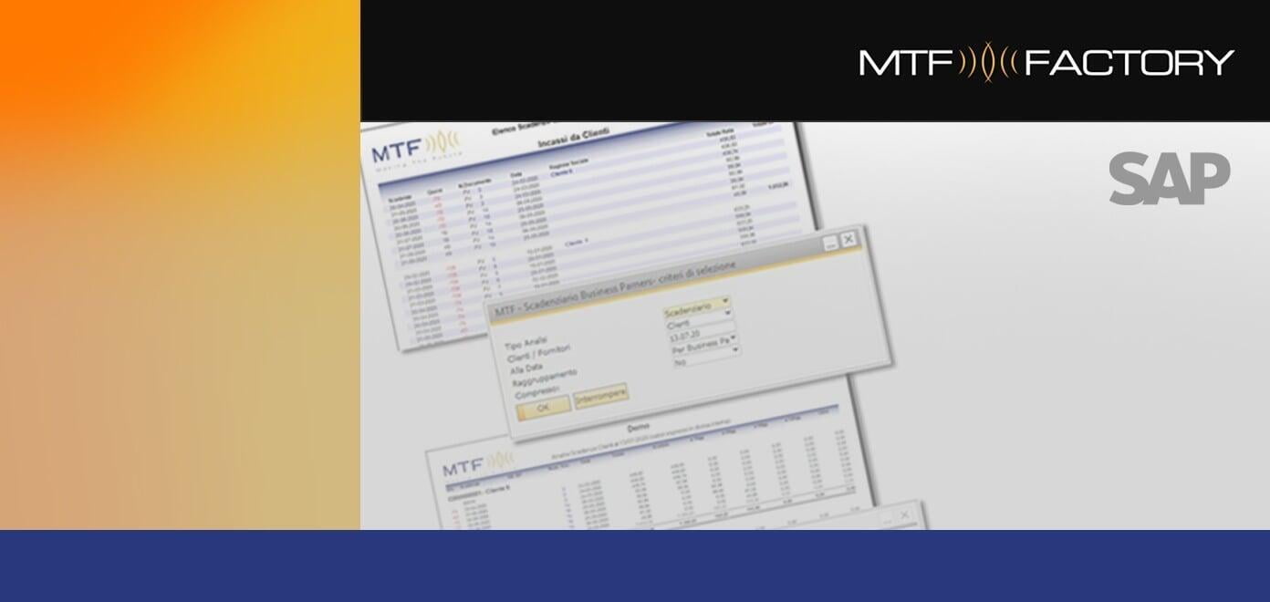 Da MTF-Factory un pacchetto di reportistica per SAP Business One