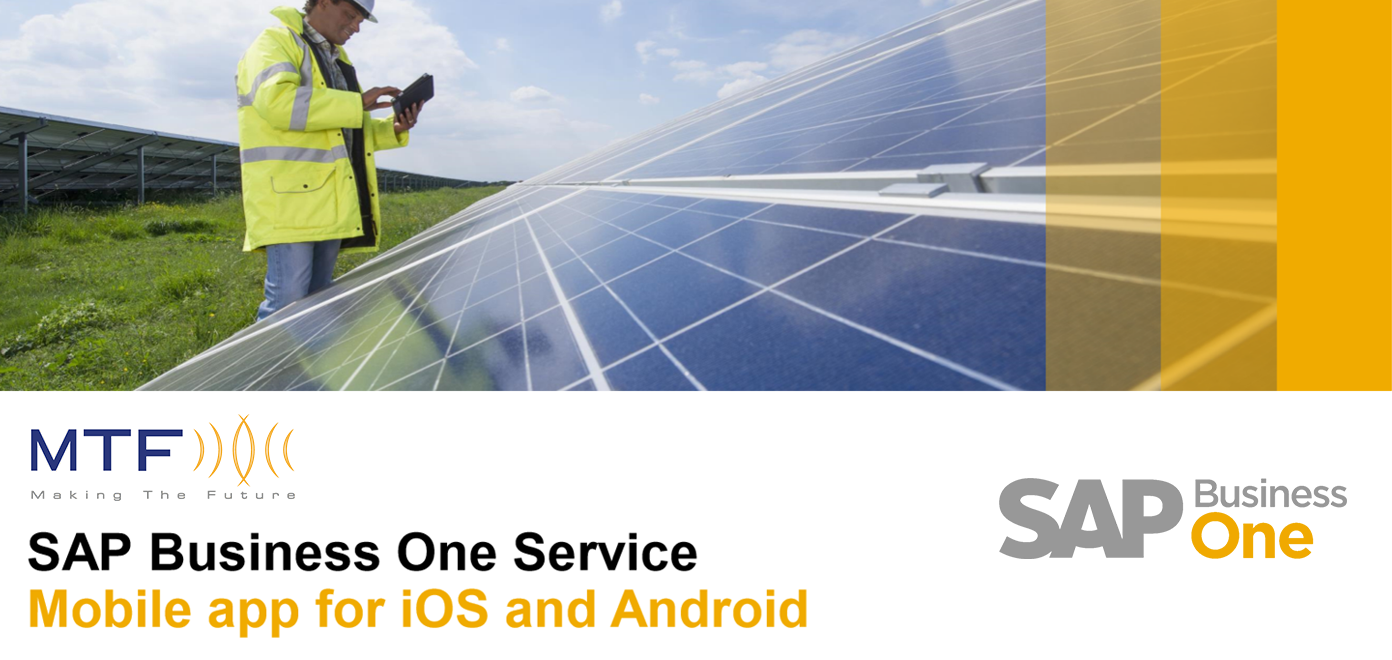 SAP Business ONE Service mobile app